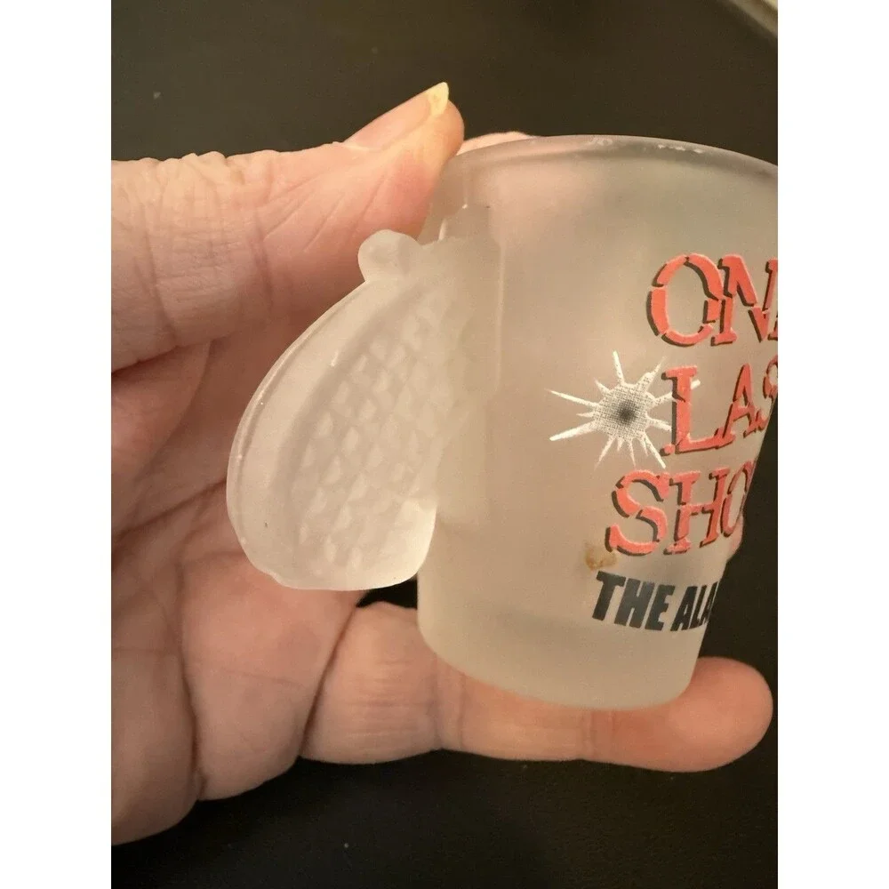 Gun Shaped Liquor Shot Glass ~ The ALAMO, San Antonio, TEXAS ~ One Last Shot